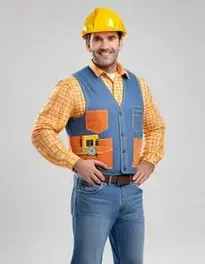 Bob The Builder Costume Mens face swap