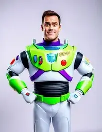 Buzz Light Year Costume Men face swap
