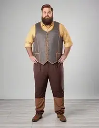 Costume For Fat Guys With Beards face swap