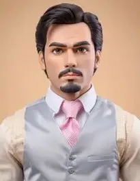Doll Costume Men face swap