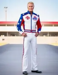 Evel Knievel face swap
