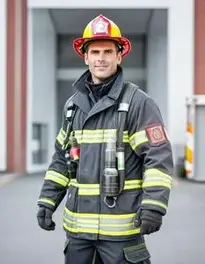 Fireman Costume Mens face swap