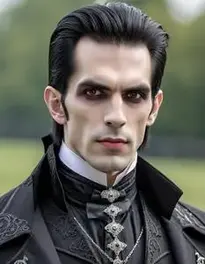 Gothic Vampire Costume Mens face swap