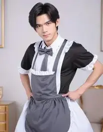 Maid Male Cosplay face swap