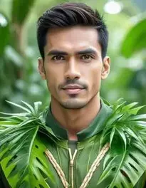 Man Jungle Themed face swap
