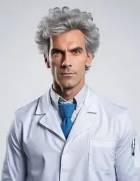 Man Mad Scientist face swap
