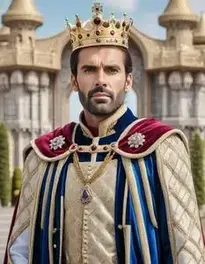 Man Royal King face swap