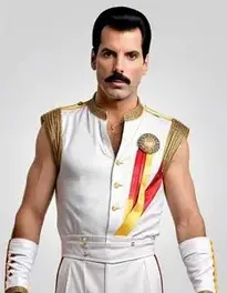 Freddie Mercury face swap
