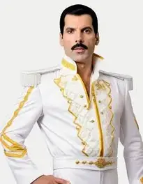 Freddie Mercury Fancy Dress Outfit face swap