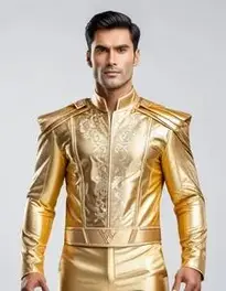 Gold Costume Men face swap
