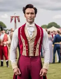 Greatest Showman Fancy Dress Mens face swap