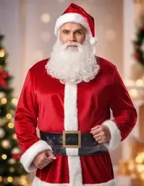Majestic Santa Suit face swap