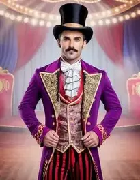 Man Circus Ringmaster face swap