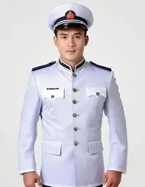 Man First Class Uniform face swap