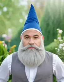 Man Garden Gnome face swap