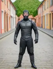 Man Gimp Fancy Dress face swap