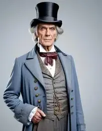 Ebenezer Scrooge Outfit face swap