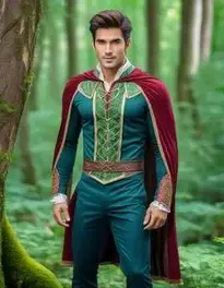 Enchanted Forest Theme Outfit For Guys face swap