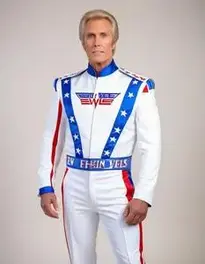 Evel Knievel Fancy Dress face swap
