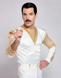 Freddie Mercury Break Free Fancy Dress face swap