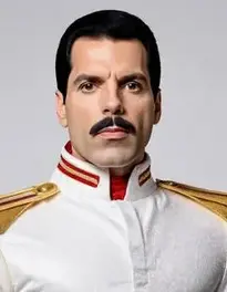 Freddie Mercury Dress face swap