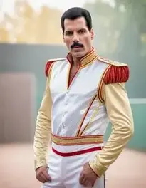 Freddie Mercury Fancy Dress face swap