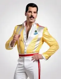Freddie Mercury Fancy Dress face swap