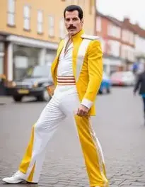 Freddie Mercury Outfit face swap