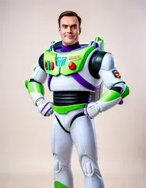 Man Buzz Light Year face swap