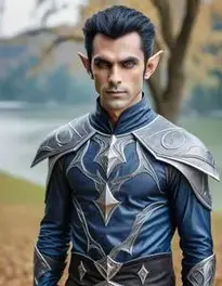 Dark Elf Male Cosplay face swap