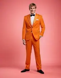Dumb And Dumber Orange Tuxedo face swap