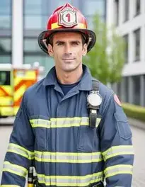 Fireman Fancy Dress Mens face swap