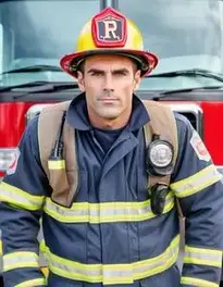 Fireman Halloween Costume Men face swap
