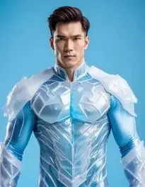 Ice Man Cosplay face swap