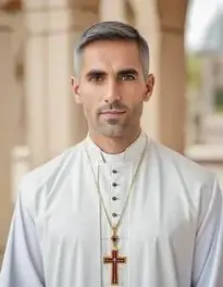 Male Priest face swap