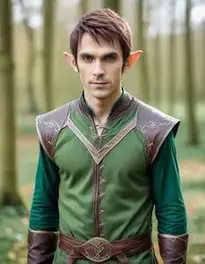Male Wood Elf Cosplay face swap