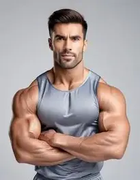 Man Workout Clothes face swap