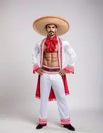 Mexican Halloween Costume Men face swap