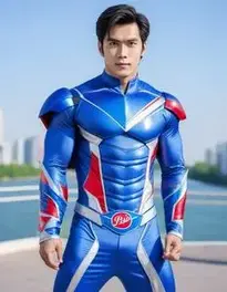 Pepsiman Cosplay face swap