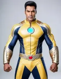 Power Man Cosplay face swap