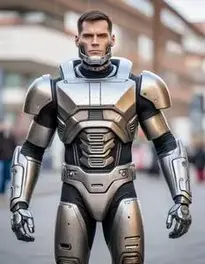 Doom Patrol Robotman face swap