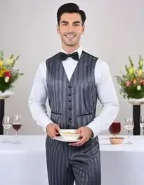 Fancy Waiter Outfit face swap