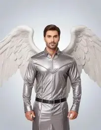 Guy Angel Halloween face swap