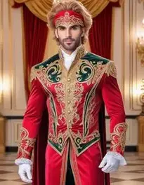 Man Masquerade Ball Outfit face swap
