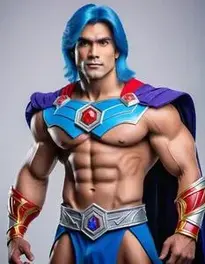 Masters The Universe Cosplay face swap
