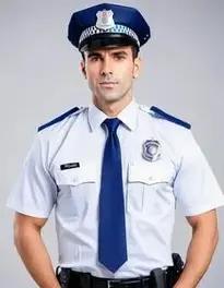 Police Officer Fancy Dress Men face swap