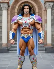 Masters The Universe Fancy Dress face swap