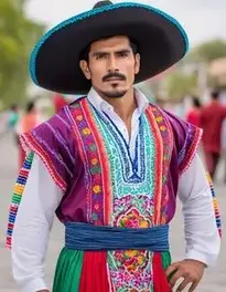 Mexican Dress Male face swap
