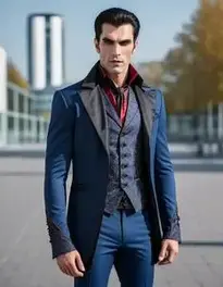 Modern Vampire Costume Male face swap