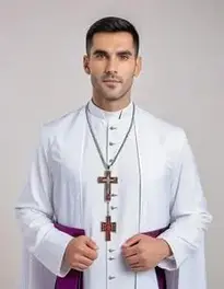 Priest Costume For Men face swap